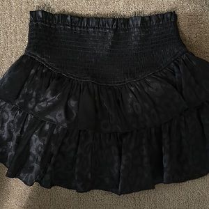 Satin Black Cheetah Print